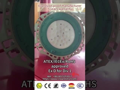 Εκρηκτικό φως LED Ex d 180lm/w για επικίνδυνη περιοχή 1 IP66 WF2
