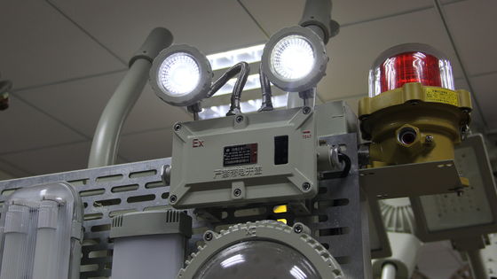 Φωτιστικό ασφαλείας LED 2x5W IP65 ανθεκτικό σε εκρήξεις – Επαναφορτιζόμενο για επικίνδυνες περιοχές