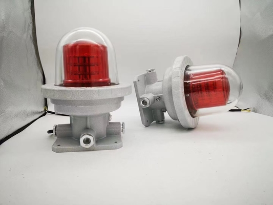 Υψηλής ποιότητας κόκκινο/διαφανές 5-40w ανθεκτικό σε έκρηξη φως αεροπορικής παρεμπόδισης