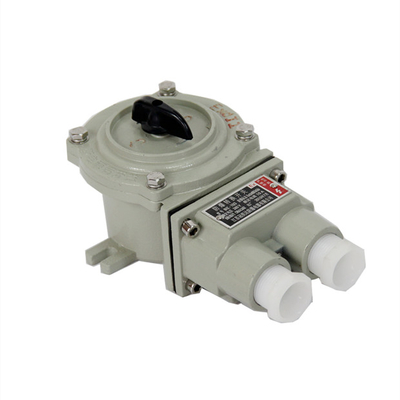 10 Ένας διακόπτης εκρηκτικής ρύπανσης rotary transfer selector του CNEX, ζώνη 1/2 & 21/22, 220 VAC, αλουμίνιο