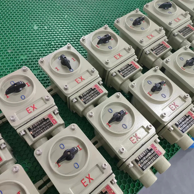 220V/380V Δύο πόλοι διακόπτης ασφαλείας από έκρηξη για επικίνδυνα περιβάλλοντα