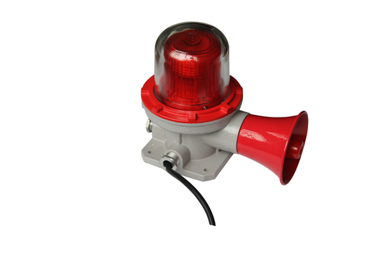 Δυνατή αντοχή σε αντίκτυπο 220VAC 50HZ 120-180db Φώτα συναγερμού ασφαλείας από έκρηξη για περιβάλλον εκρηκτικών αερίων IIA IIB IIC