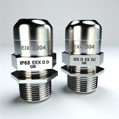 ISO Metric Thread Standard Brass Explosion Proof Cable Gland για βέλτιστες επιδόσεις