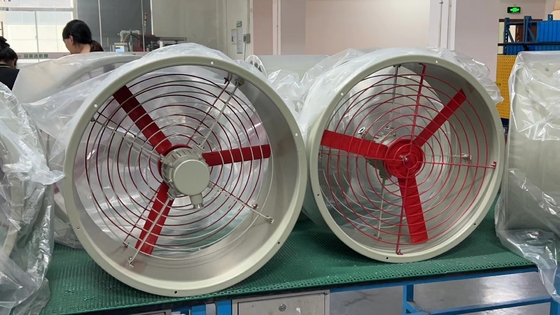 BAF Ex d IIC T4 Εκρηκτικό ανεμιστήρα εξάτμισης για βιομηχανικούς εξαερισμούς και εργοστάσια