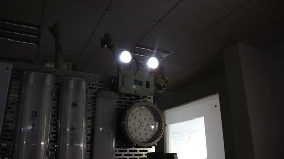 Αδιάβροχο IP66 Αντιεκρηκτικό Φωτιστικό LED Έκτακτης Ανάγκης Επαναφορτιζόμενο με Μπαταρία NiCd, Γκρι Κέλυφος