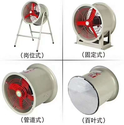 ATEX BAF Axial Fan 250-750W, IP54 για αποθήκευση χημικών ουσιών, 4687 m3/min Εκρηκτικό αερισμό σχεδιασμένο για τη Μέση Ανατολή