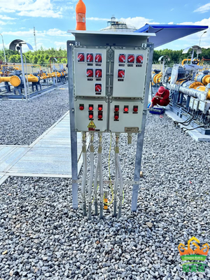 Ex Db Eb IIC T6 Gb Πίνακας ελέγχου ATEX από αλουμίνιο τοποθετημένο στον τοίχο