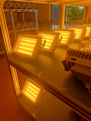 50W 100W 200W 250W Αντιφωτιστικό φως LED Πλημμύρας Πιστοποιημένο ATEX IECEx RoHS CNEX ISO9001