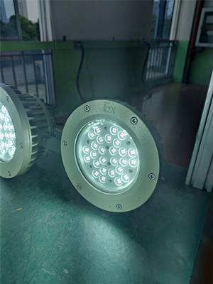 Υψηλό φως 180lm/w ATEX Ανθεκτικό στη διάβρωση IP66 LED εξωτερικό φως οροφής 50W-250W