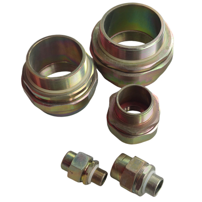 Ασημένιο ορείχαλκο 6-12 mm Ex Proof Clamping Gland Smooth Surface