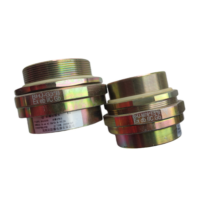 ATEX Μονοσύρματη θωράκιση Ασημένιο Ex Proof Cable Gland με βαθμολογία IP68