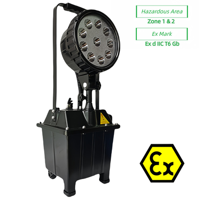 Έγκριση ATEX Εξοπλισμός απόφραξης εκρήξεων IP65 10X3W Προσαρμόσιμο