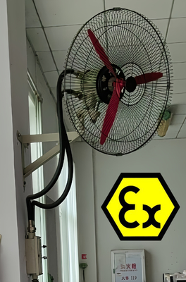 ATEX πιστοποιημένος ανθεκτικός σε έκρηξη κυλιόμενος ανεμιστήρας 6600-1800m3/h IP54 Σταθερός για χημικές βιομηχανίες εξορύξεων πετρελαίου και φυσικού αερίου Ανεργειακά αποδοτικός
