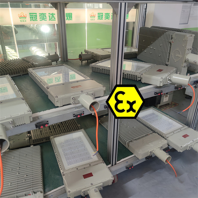 LED Προβολέας για Πετροχημικά, Ορυχεία, Πρατήρια Καυσίμων, Ζώνη 1, Ζώνη 2 Φωτισμός Ex Db Eb IIC T6 Gb Ex Tb IIIC T80°C Db IP66