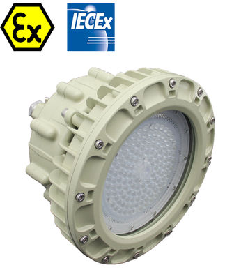 ATEX IECEx Πιστοποιημένο IP66 Ανθεκτικό σε Έκρηξη LED Φωτιστικό Υψηλού Χώρου 160lm/W