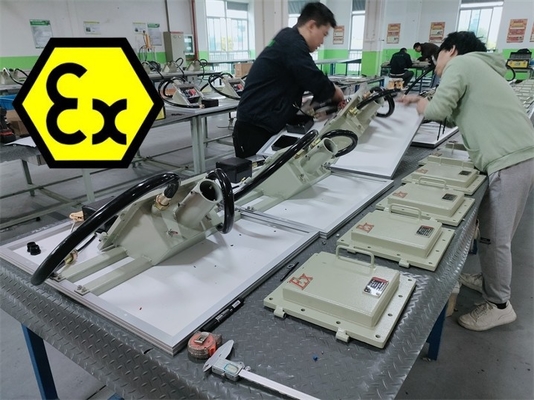 LED αντιεκρηκτικό προβολέας CNEX / IECEx / ATEX Εγκεκριμένο Έξυπνη Εγκατάσταση Μεγάλη Διάρκεια Ζωής Ιδανικό για Επικίνδυνα Περιβάλλοντα Εργασίας