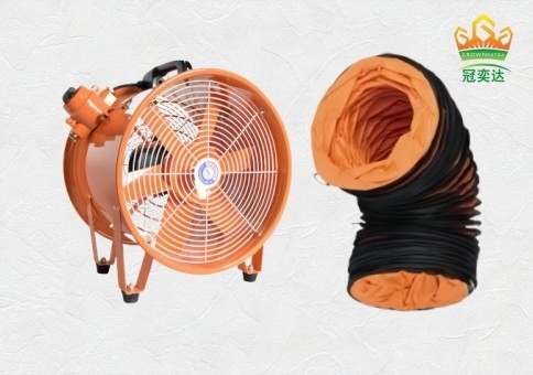 Φορητός ανεμιστήρας εξαερισμού ATEX Certified RPM 2800 - Σχεδιασμός ανθεκτικός σε έκρηξη για επικίνδυνες ζώνες 1 / Division 1, περιβάλλοντα ταξινομημένα T1~T4