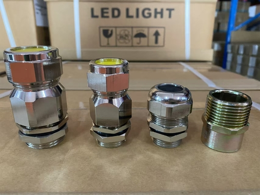 Μεταλλικό Ex Proof Cable Gland για καλώδια 6-12mm με ATEX IECEx INMETRO