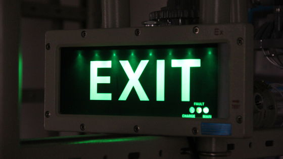 ATEX CE IP66 Πιστοποιημένο Αντιεκρηκτικό Φωτιστικό Έξοδου LED 5700KCCT 3W Πηγή Φωτός LED Υψηλής Φωτεινότητας για Χημικά Εργοστάσια και Βενζινάδικα