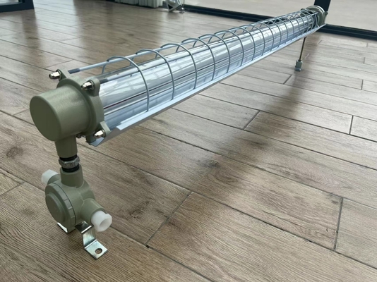 1x48 Εκρηκτικό φως LED σωλήνα 115Lm/W ABS στερέωμα για επικίνδυνες βιομηχανικές περιοχές