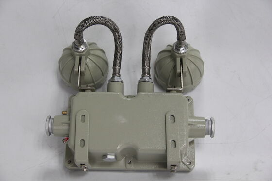 Αλουμινίου κράμα θερμαινόμενο γυαλί επαναφορτιζόμενο 220v IP66 LED σήμα εξόδου έκτακτης ανάγκης φωτιστικά έκτακτης ανάγκης διάρκεια 3 ώρες