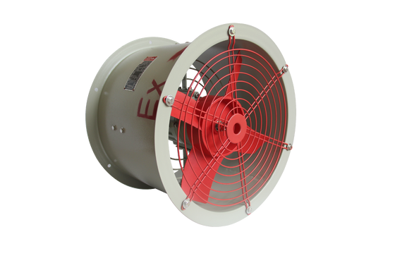 High Efficiency IP66 WFI Aluminum Alloy Louvers Explosion-Proof AC/DC Roof Exhaust Axial Flow Fan ATEX