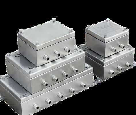 Ατσάλι από ανοξείδωτο χάλυβα 316 Προσαρμοσμένο ανθεκτικό στις εκρήξεις Ανθεκτικό στη διάβρωση Κουτί διασταύρωσης M20 Ατέξ Πιστοποιημένο