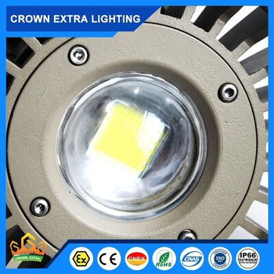 Φωτιστικά LED Υψηλού Κόλπου Αντιεκρηκτικά 100-277V AC Προσφέροντας Φωτεινή Ροή 135lmw Κυμαινόμενη από 6500 έως 26000 Lumens για Επικίνδυνες Περιοχές