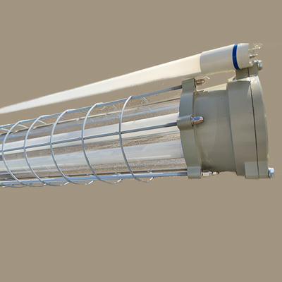 Ip66 1.2M 4Ft Led Linear Explosion Proof Lamps Βιομηχανικά 18-36W Διπλό σωλήνα Εκρηκτικό Φθοριούχο Φως