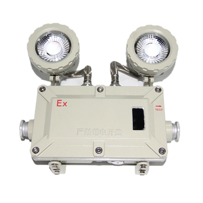 2*5w διπλό κεφαλικό φως έκτακτης ανάγκης LED 220VAC 50hz με πιστοποιητικό ATEX για επικίνδυνη περιοχή